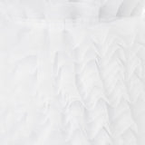 Cinta Plisada Garrucha 6 cm Blanca - Ribes y Casals