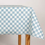 Mantel Resinado Antimanchas Chess Azul - Ribes y Casals