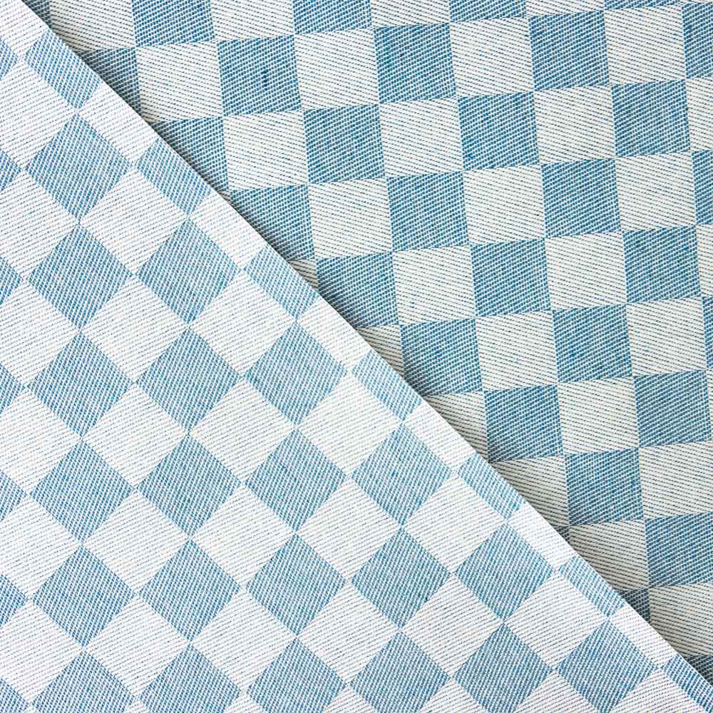 Mantel Resinado Antimanchas Chess Azul - Ribes y Casals