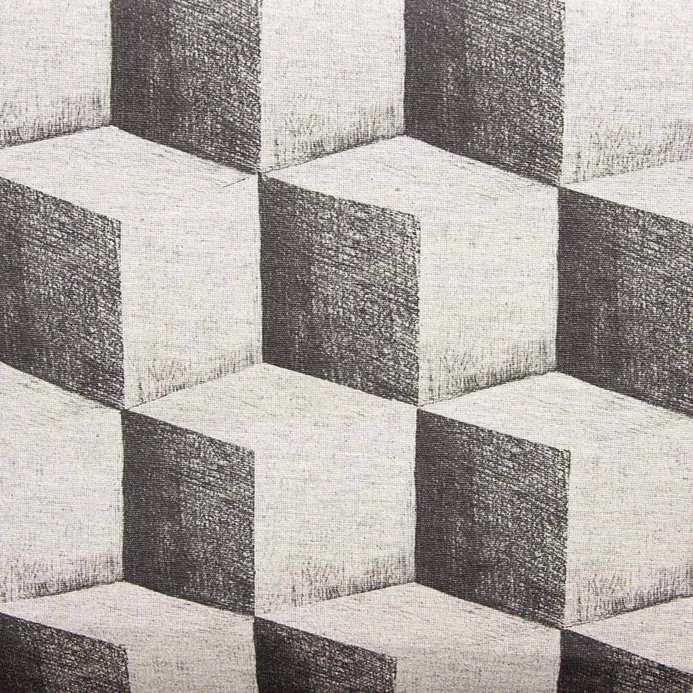 Mantel Resinado Antimanchas Maxi Cubo Gris - Ribes y Casals