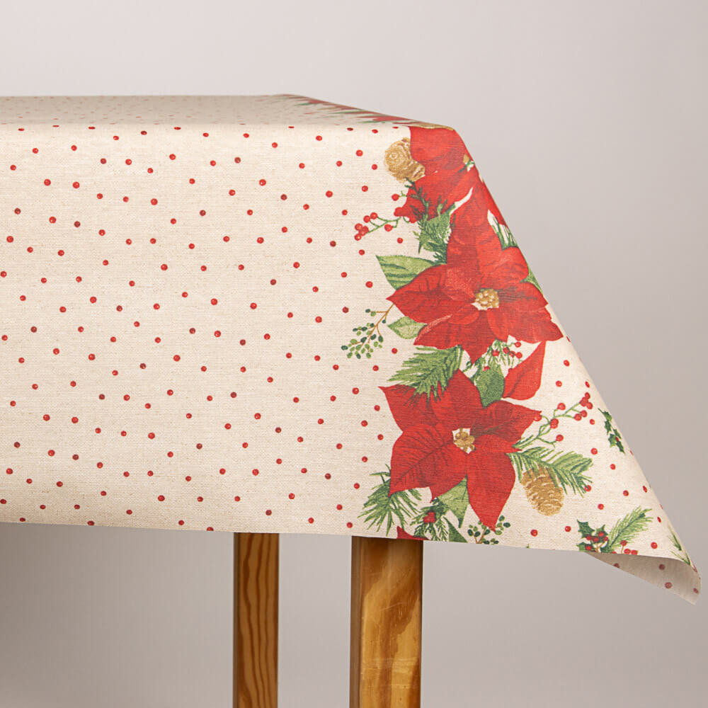Mantel Resinado Antimanchas Lunares Guirnalda - Ribes y Casals