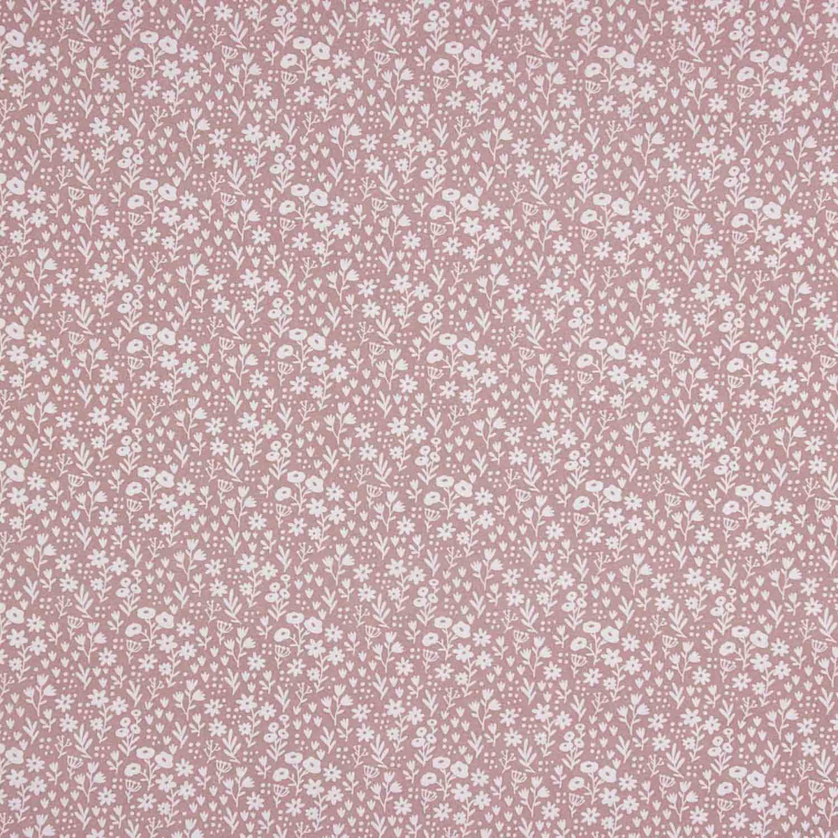 Percal Estampada Flores Blancas - Ribes y Casals