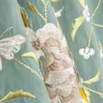 Tencel Bordado Mantón Verde Mineral - Ribes y Casals