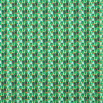 Crêpe Ligero Estampado Retro Verde Menta - Ribes y Casals