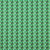 Crêpe Ligero Estampado Retro Verde Menta - Ribes y Casals