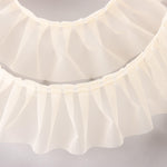 Cinta Plisada Garrucha 6 cm Cruda - Ribes y Casals