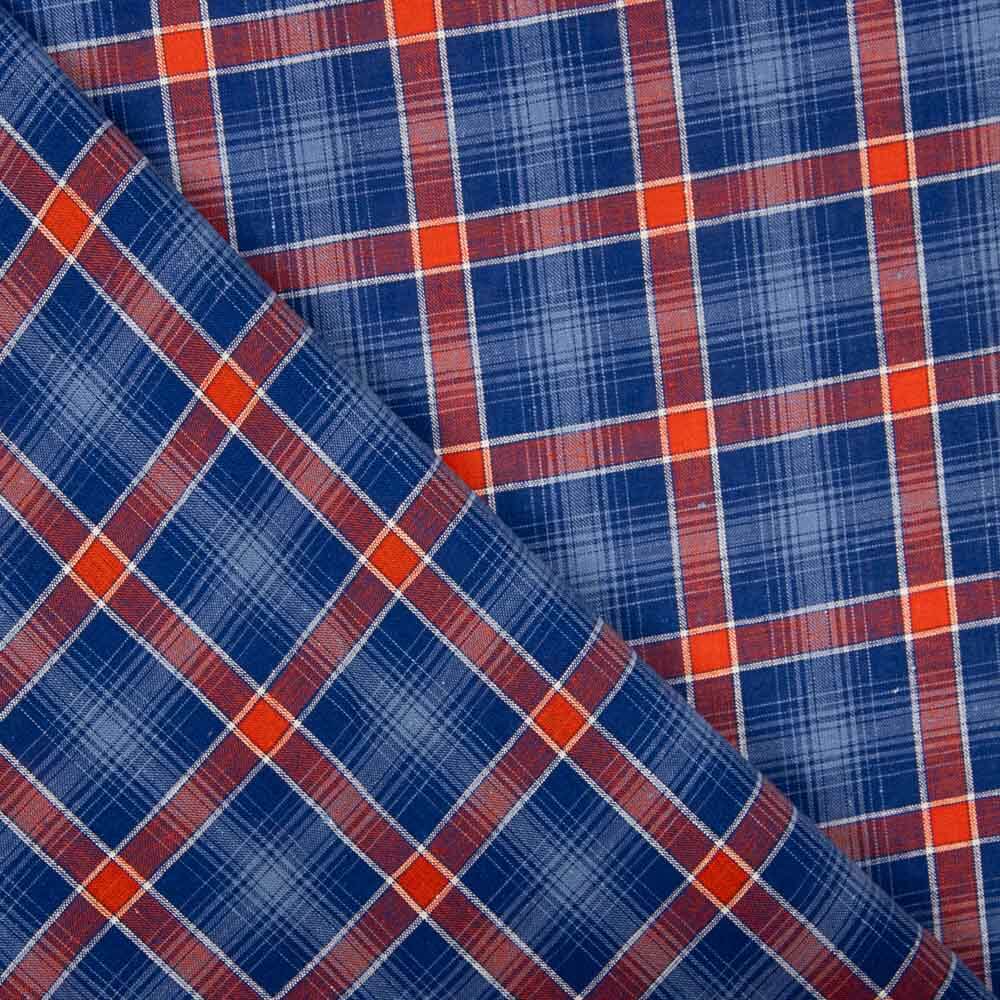 Popelín Camisería Cuadros Texas - Ribes y Casals