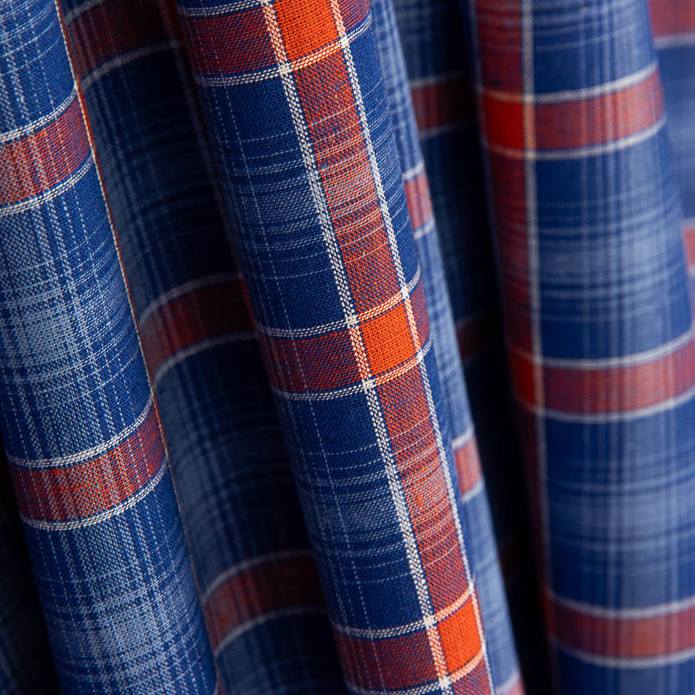 Popelín Camisería Cuadros Texas - Ribes y Casals