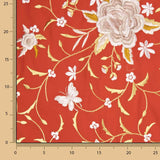 Tencel Bordado Mantón Rojo - Ribes y Casals