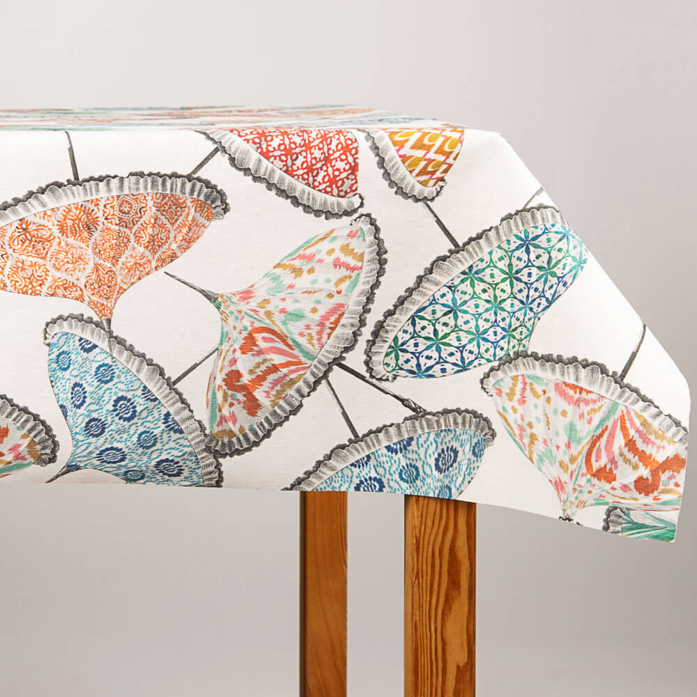 Mantel Resinado Antimanchas Sombrillas - Ribes y Casals