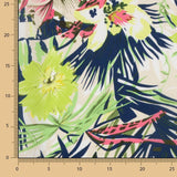 Crêpe Ligero Estampado Floral Neón - Ribes y Casals