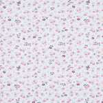 Popelín Algodón Flores Nerea Azul Claro - Ribes y Casals