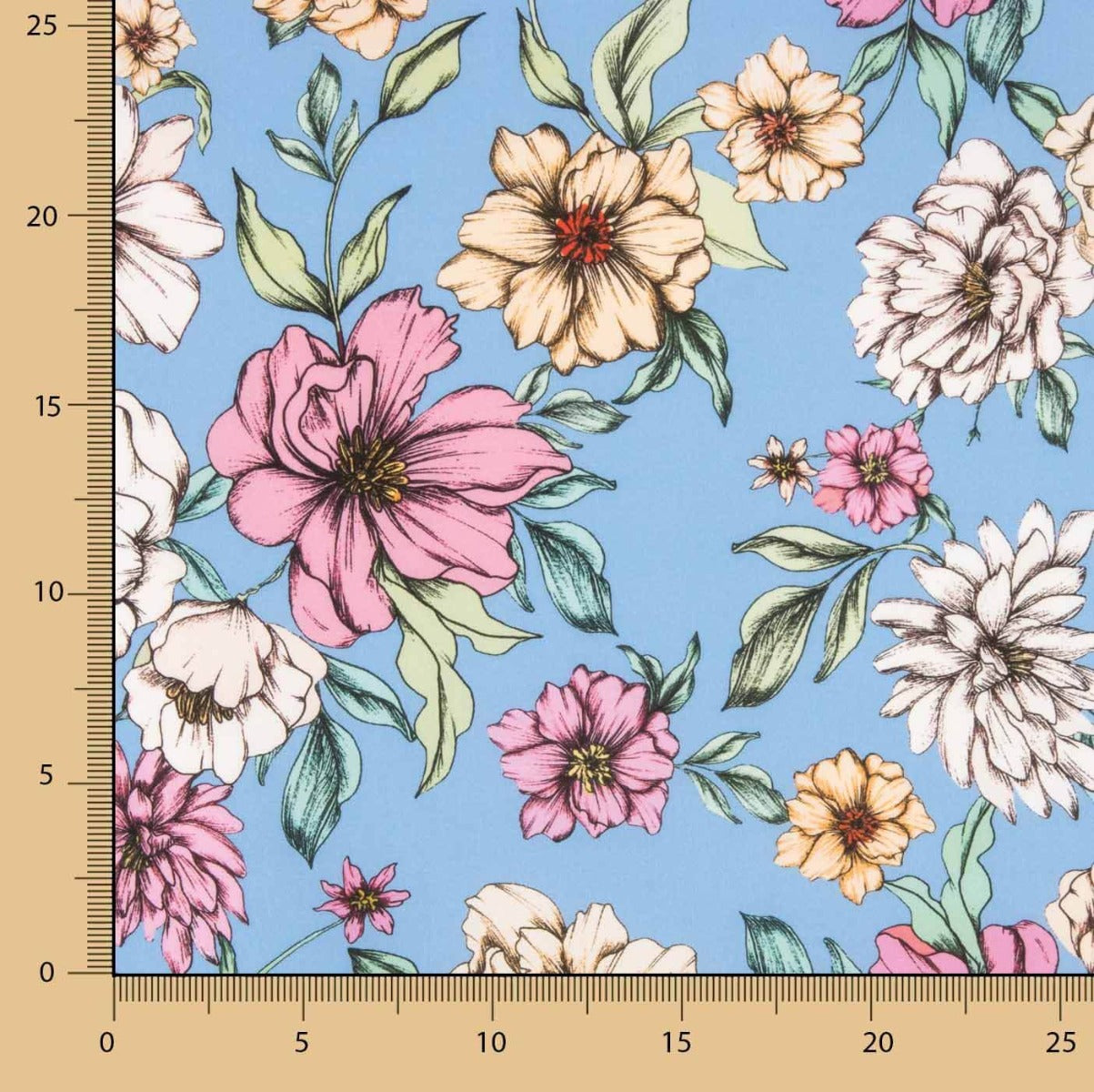 Popelín Amanecer Floral - Ribes y Casals