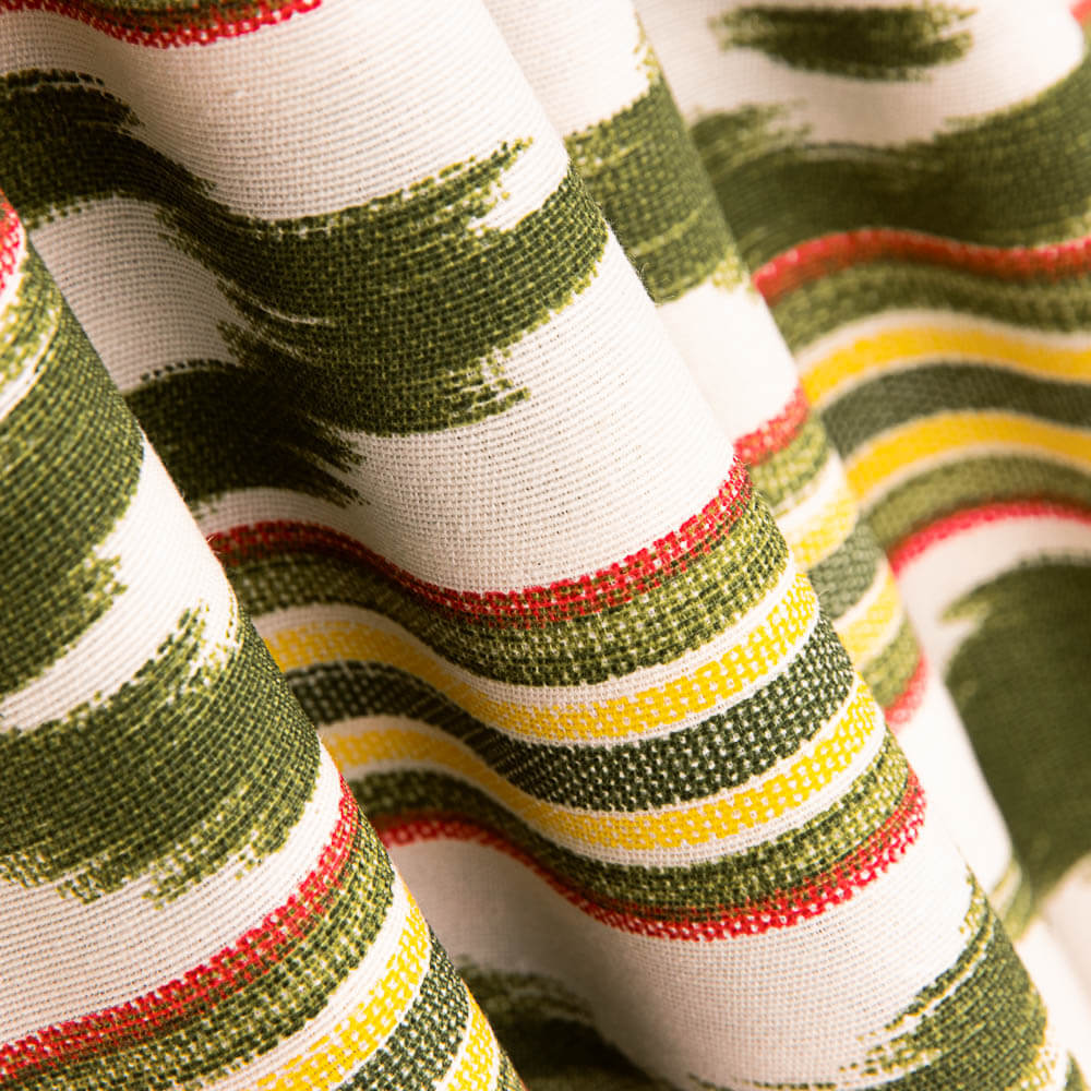 Tela Lengua Mallorquina Tricolor Verde - Ribes y Casals