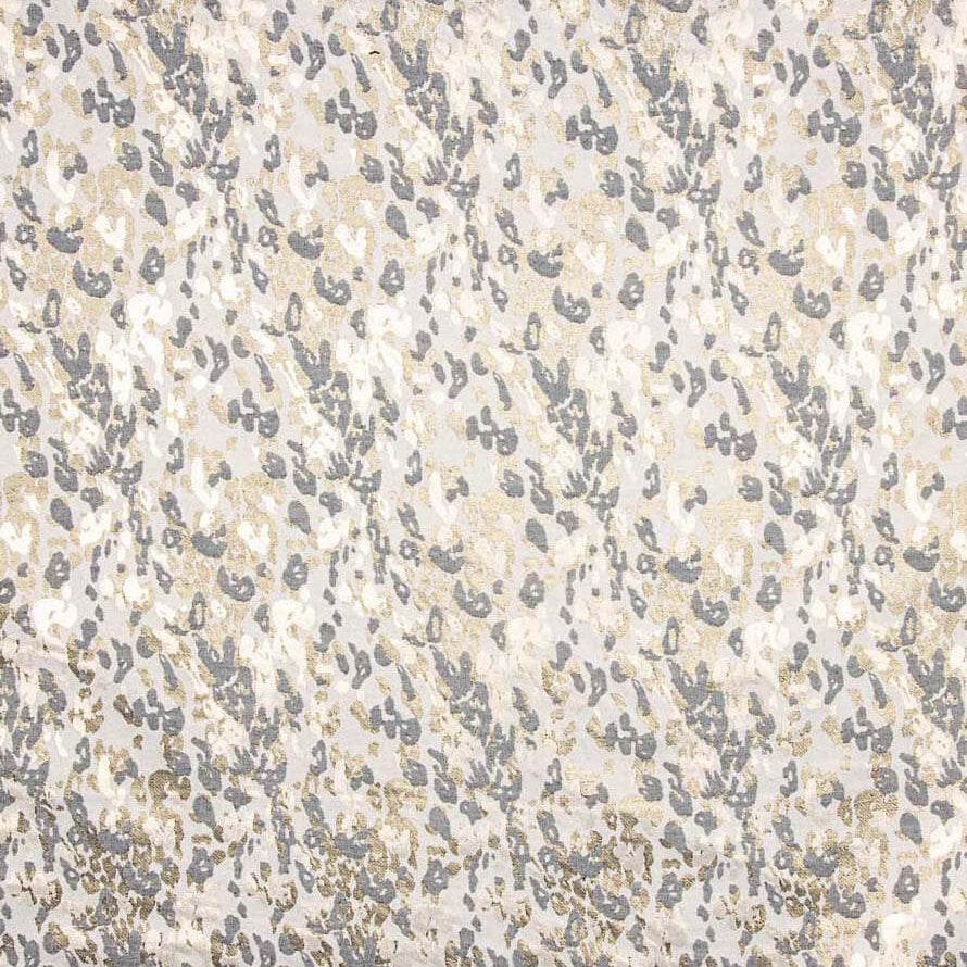 Brocado Moteado Blanco Oro Plata - Ribes y Casals