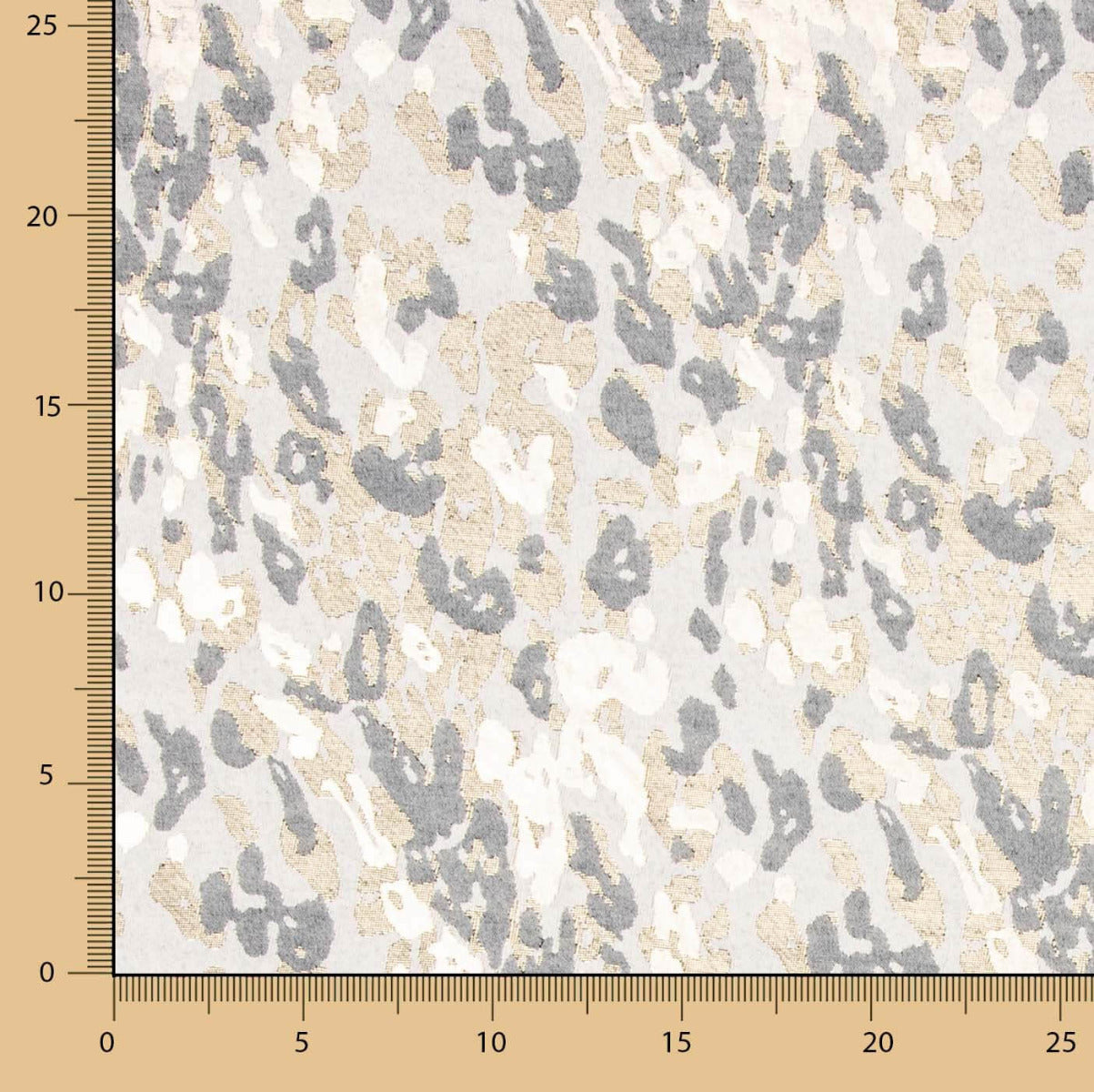 Brocado Moteado Blanco Oro Plata - Ribes y Casals