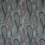 Brocado Cachemire Azul Coral - Ribes y Casals