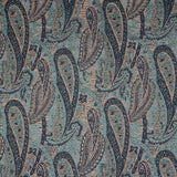 Brocado Cachemire Azul Coral - Ribes y Casals