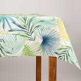 Retal Mantel Resinado Antimanchas Palmeras Agua 35x150 cm - Ribes y Casals