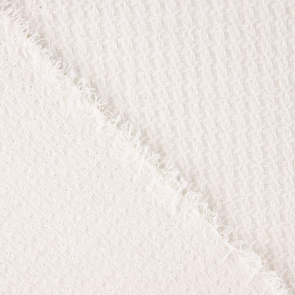 Chanel Lurex Cuadros Blanco Natural - Ribes y Casals