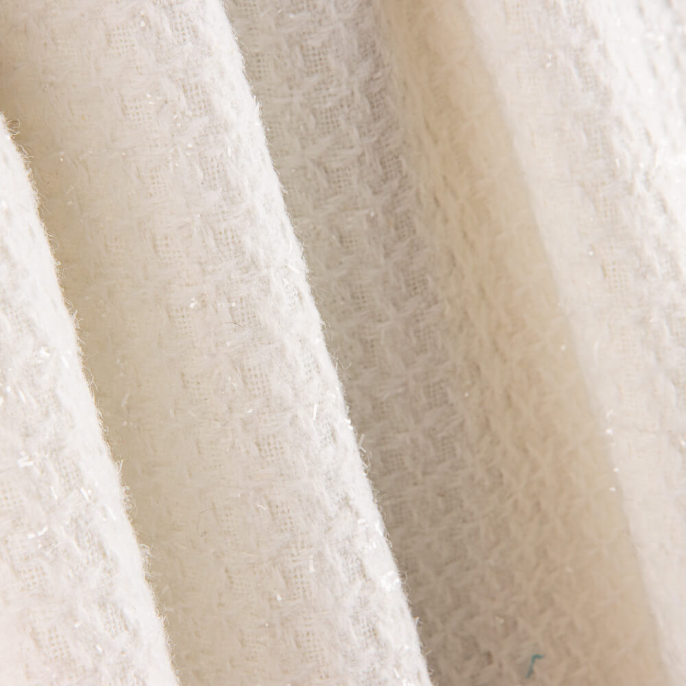 Chanel Lurex Cuadros Blanco Natural - Ribes y Casals