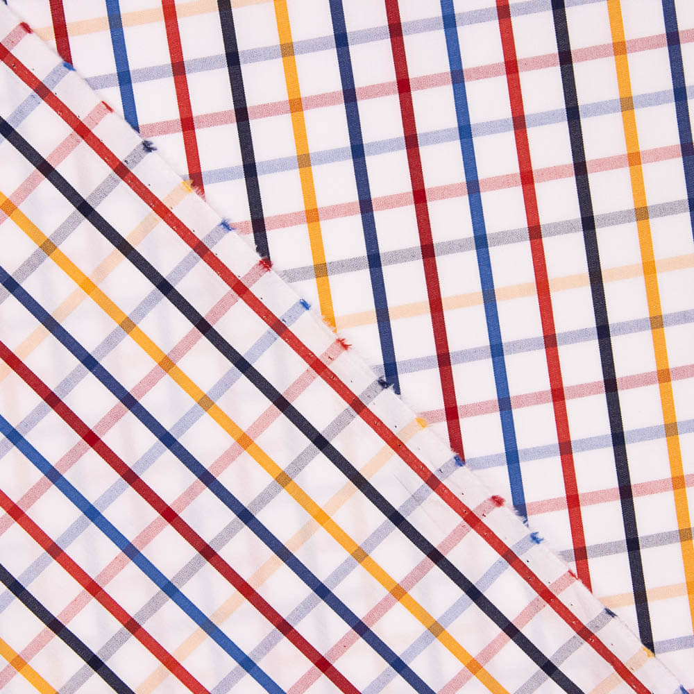 Popelín Camisería Cuadros Austin - Ribes y Casals