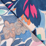 Crepe Viscosa Selva Azul - Ribes y Casals