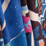 Crepe Viscosa Selva Azul - Ribes y Casals