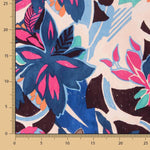 Crepe Viscosa Selva Azul - Ribes y Casals