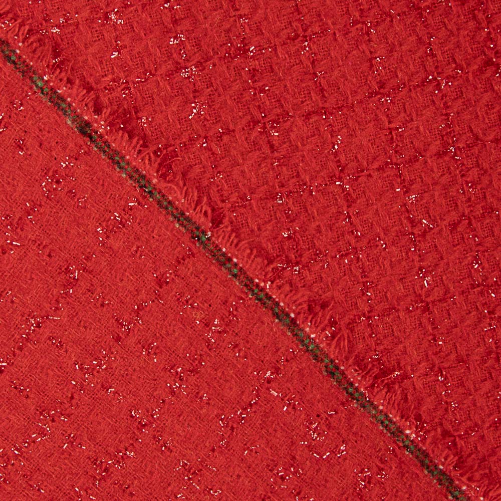 Chanel Lurex Cuadros Rojo - Ribes y Casals