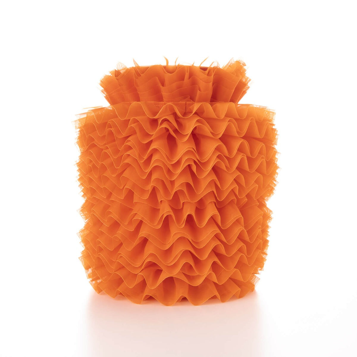 Cinta Plisada Garrucha 6 cm Naranja - Ribes y Casals