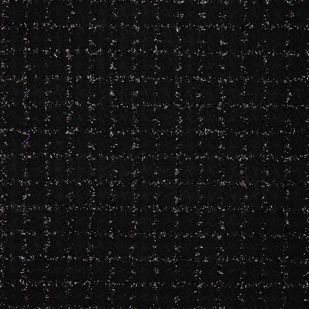 Chanel Lurex Cuadros Negro - Ribes y Casals