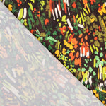 Crêpe Ligero Estampado Abstracto Verde Otoñal - Ribes y Casals