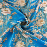 Retal Satén Seda Estampado Kaneohe 50x140 cm - Ribes y Casals