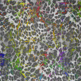 Rejilla Elástica Leopardo Laminado Gris - Ribes y Casals