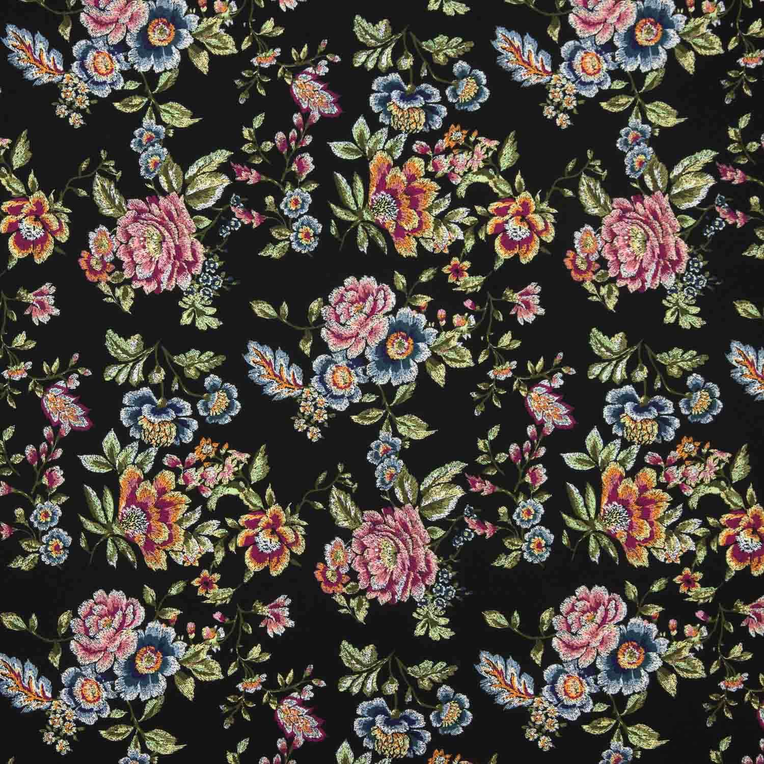 Koshibo Mantón Estampado Negro - Ribes y Casals