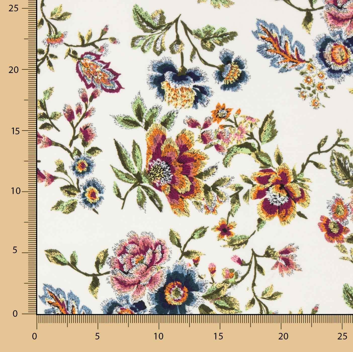 Koshibo Mantón Estampado Crudo - Ribes y Casals