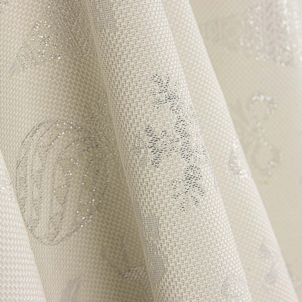 Loneta Navidad Lurex Plata - Ribes y Casals