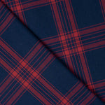 Viyela Algodón Aberdeen Marino -Rojo - Ribes y Casals