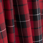 Viyela Algodón Scotland Rojo-Negro - Ribes y Casals