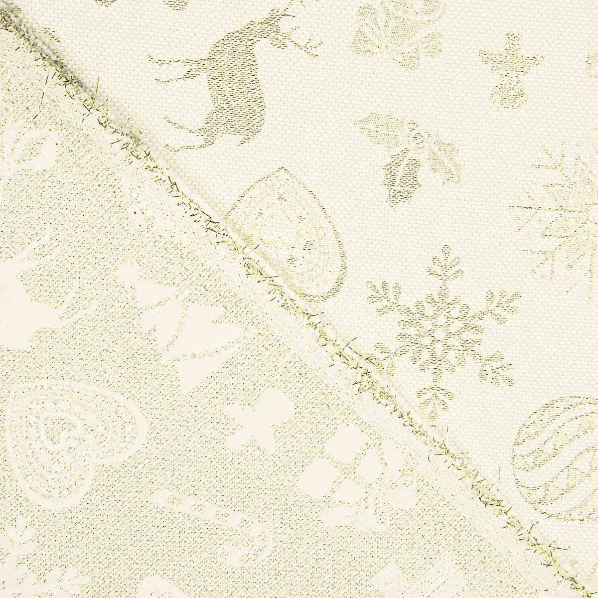 Loneta Navidad Lurex Dorado - Ribes y Casals