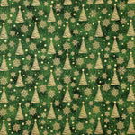 Popelín Navidad Verde Abeto - Ribes y Casals