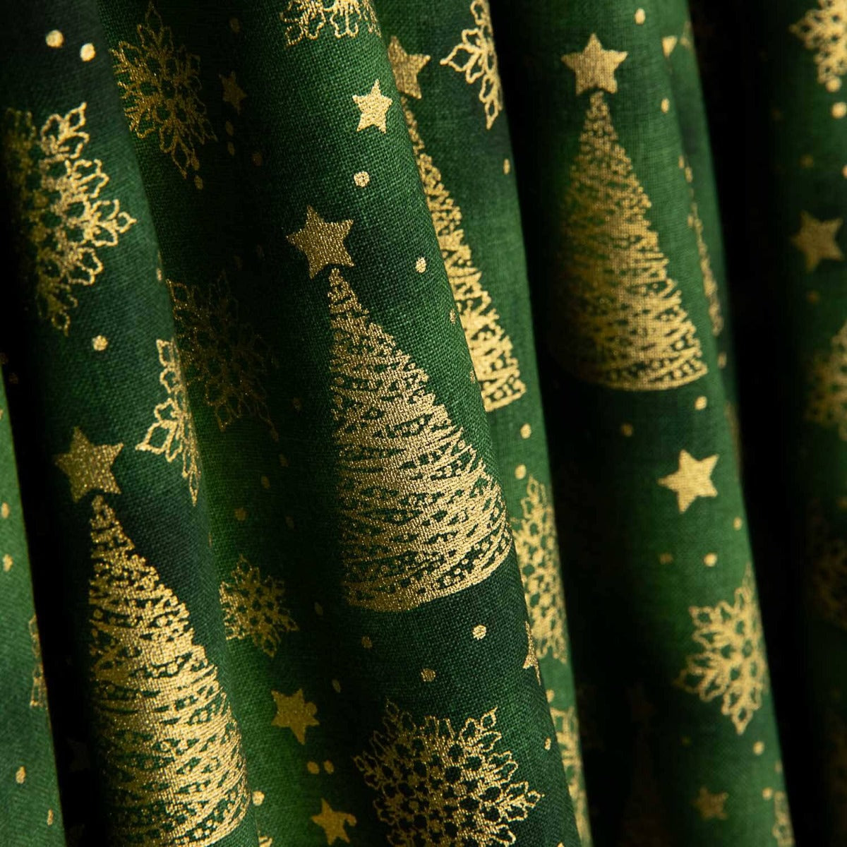 Popelín Navidad Verde Abeto - Ribes y Casals