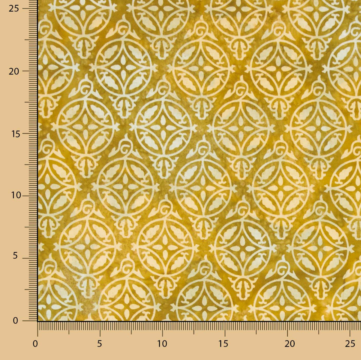 Popelín Batik Nairobi Ocre - Ribes y Casals