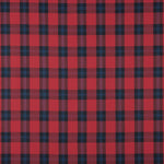 Viyela Algodón Cuadros Rojo-Negro - Ribes y Casals