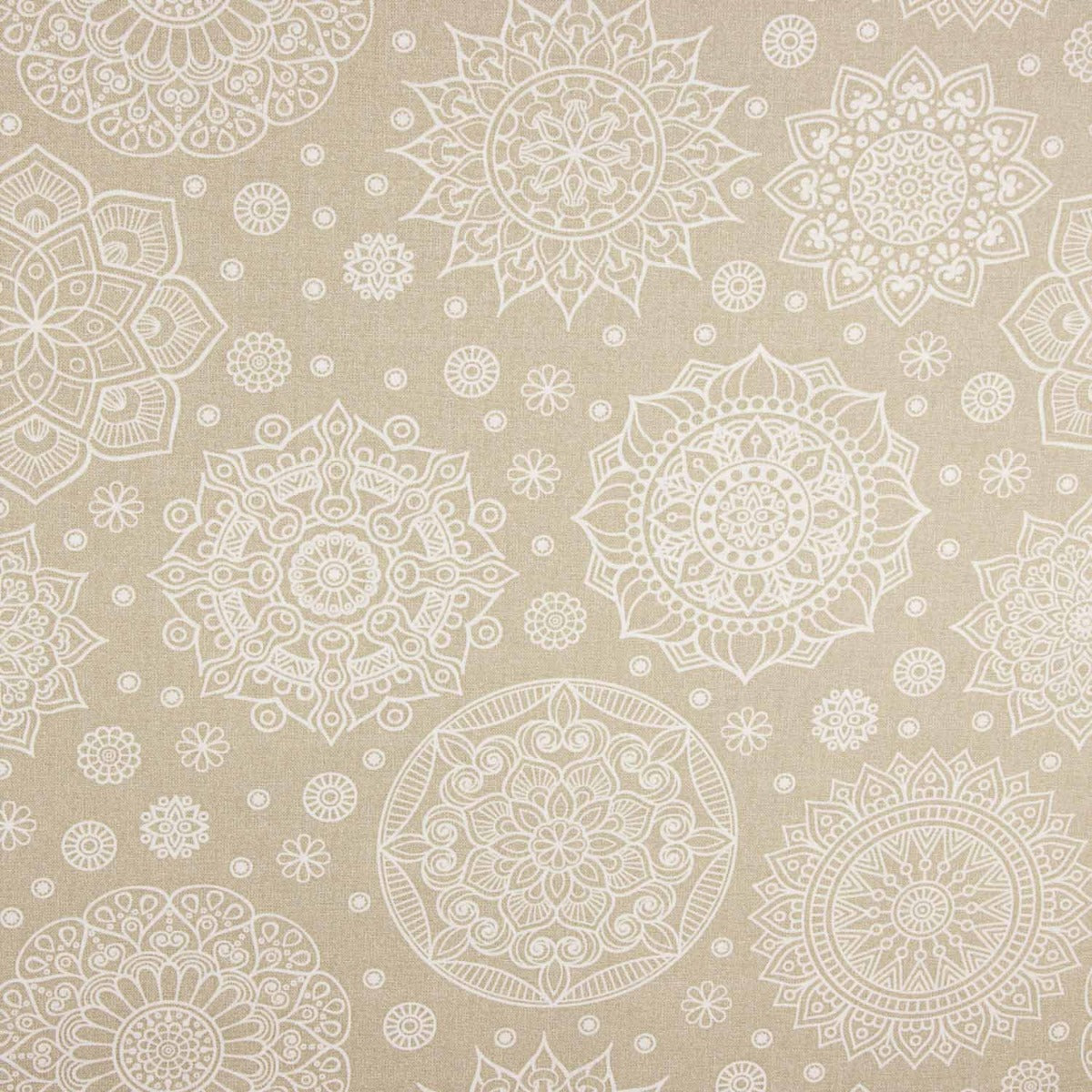 Retal Loneta Estampada Mandalas - Varias medidas x ancho de 280 cms - Ribes y Casals