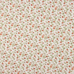 Algodón Estampado Flores Grace Coral - Ribes y Casals