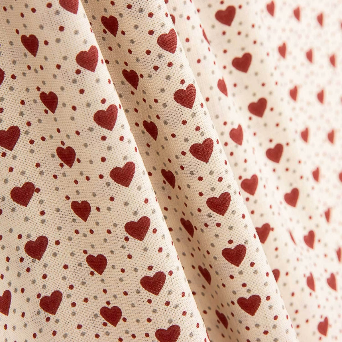 Algodón Estampado Corazones - Ribes y Casals