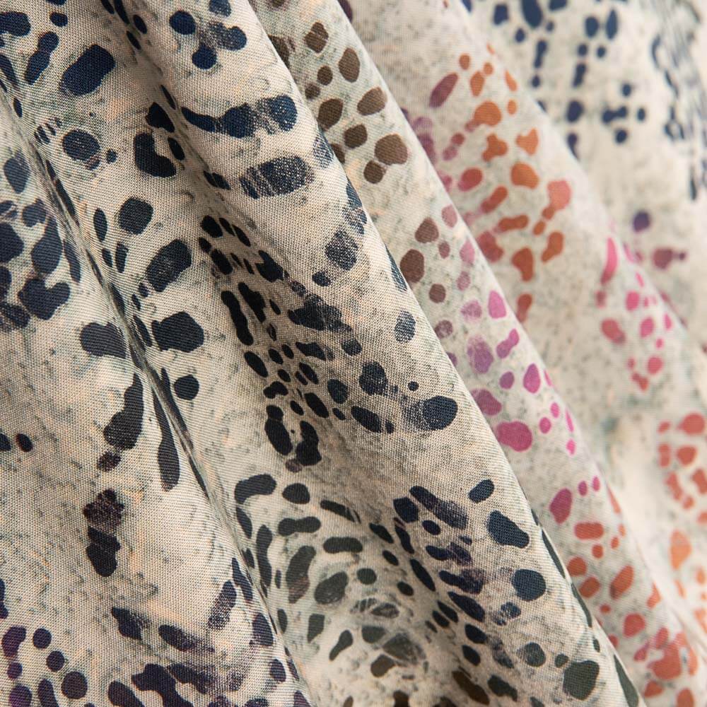 Popelín Batik Mobaye Gris - Ribes y Casals