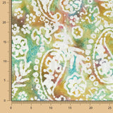 Popelín Batik Yaundé Verdes - Ribes y Casals